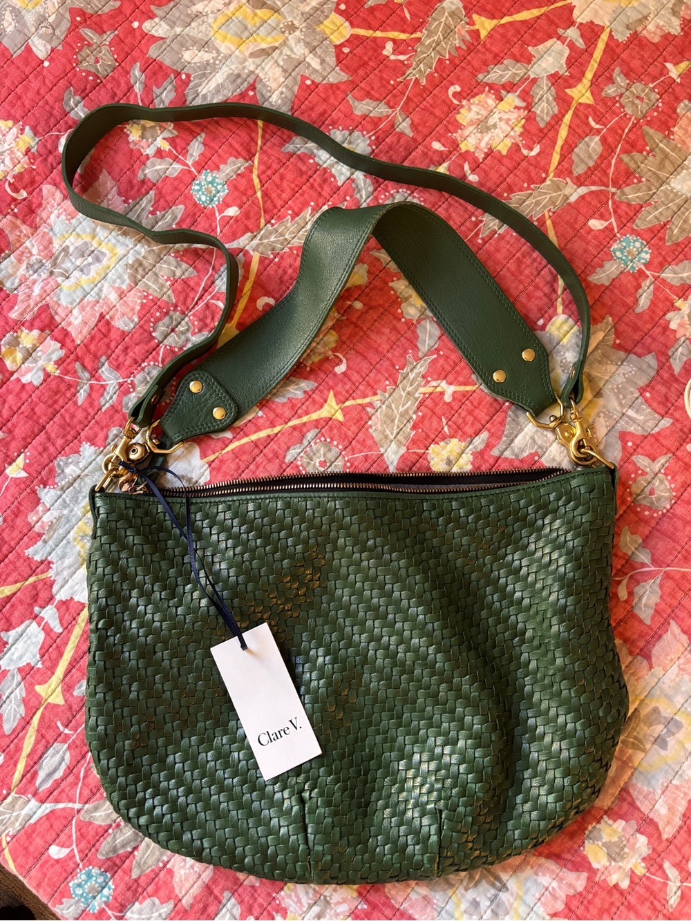 Moyen Messenger Shoulder Bag in Green - Picture 2 of 8